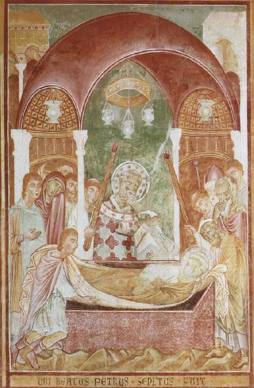 Orlandi, Deodato Burial of St.Peter Spain oil painting art